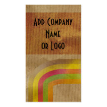 Brown Paper Business Card