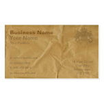 Brown Paper Business Card Templates