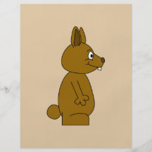 Brown Rabbit Custom Flyer