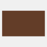 Brown  Rectangle Sticker