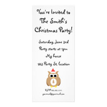 Brown santa owl announcements