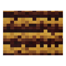 Brown shapes personalised invite