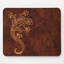 Brown Stone Climbing Gecko Mouse Pad