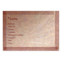 Brown Stylish Border n Silver Hay Scattered Business Card Template