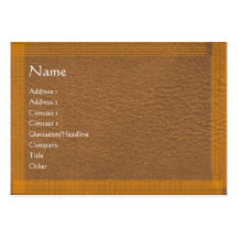 Brown Stylish Border n Surface Business Cards