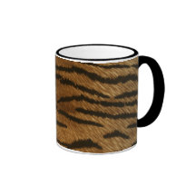 brown tiger mug