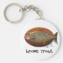 Brown Trout Key Chain