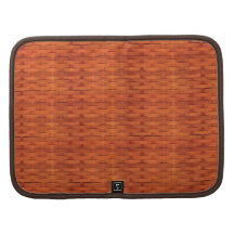Brown Wicker Rickshaw Folio Planners