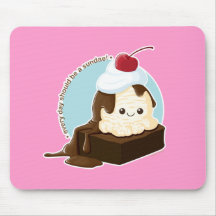 Brownie Sundae Mouse Pads
