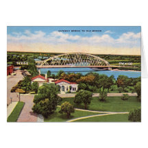 Brownsville, Texas Border Crossing 1940 Cards