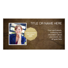 Browntone Blank Photo Frame Photo Cards