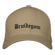 Bruidegom Pet Geborduurde Baseball Cap