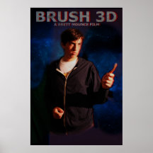 Brush 3D Posters