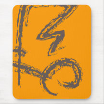 Brush stroke pattern mouse pad