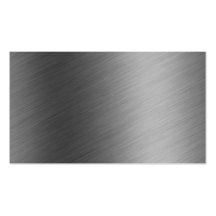 Brushed Aluminium Metal Look Business Card Template
