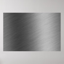 Brushed Aluminium Metal Look Posters