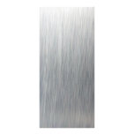 Brushed Aluminium Metallic Textured Rack Card Design