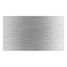 Brushed Aluminium Stainless Steel Textured (faux) Business Cards