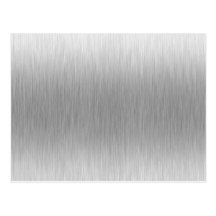 Brushed Aluminium Stainless Steel Textured Postcards