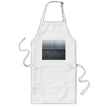 Brushed Metal Diamond Plate Template Aprons
