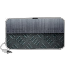 Brushed Metal Diamond Plate Template PC Speakers