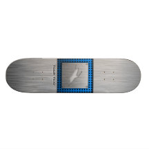 Brushed Metal-look Kayaking Skateboards
