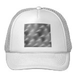 brushed metal swirls hats