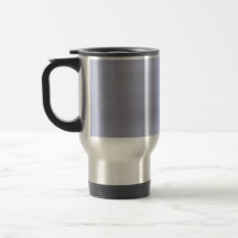 Brushed Silver Metal Textured Mugs