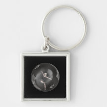 Bubble Ballerina 1 Keychain