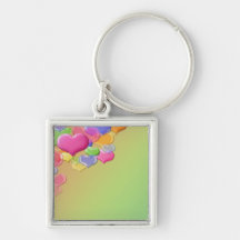 Bubble Love Key Chains