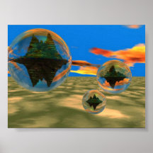 Bubble Planets Print