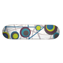 Bubbles and Lines Skate Board Decks