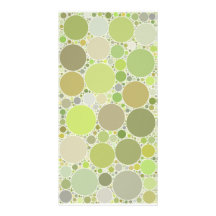 Bubbles: Green Personalised Photo Card