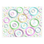 Bubbles Pattern Post Cards
