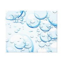 Bubbles  Stretched Canvas Print