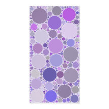 Bubbles: Violet Personalised Photo Card