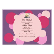 Bubbly Baby Shower Invitation