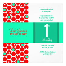 Bubbly Birthday Invitations