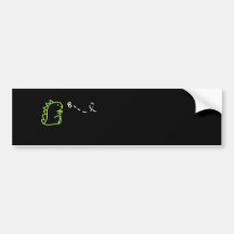 bubby and butterfly bumper sticker