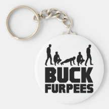 Buck Furpees -- Burpees Fitness Key Chain