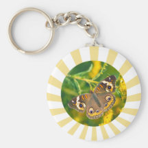 Buckeye Butterfly Key Chain