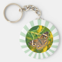 Buckeye Butterfly Key Chain