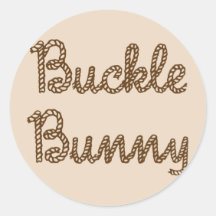Buckle Bunny Sticker