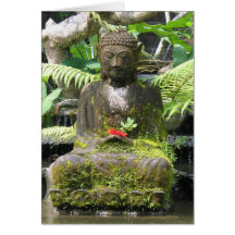 Buddha Bali Greeting Card