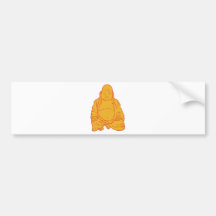 Buddha ~ Buddhism Buddhist Sunburst Bumper Stickers