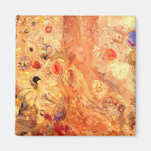 Buddha by Symbolist Painter Odilon Redon Magnets