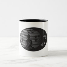 Buddha in Oval Mugs