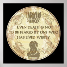 Buddha Live Wisely Print