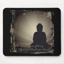Buddha Mind Is Everything Mousepads