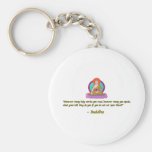 Buddha Quote #1 Keychain